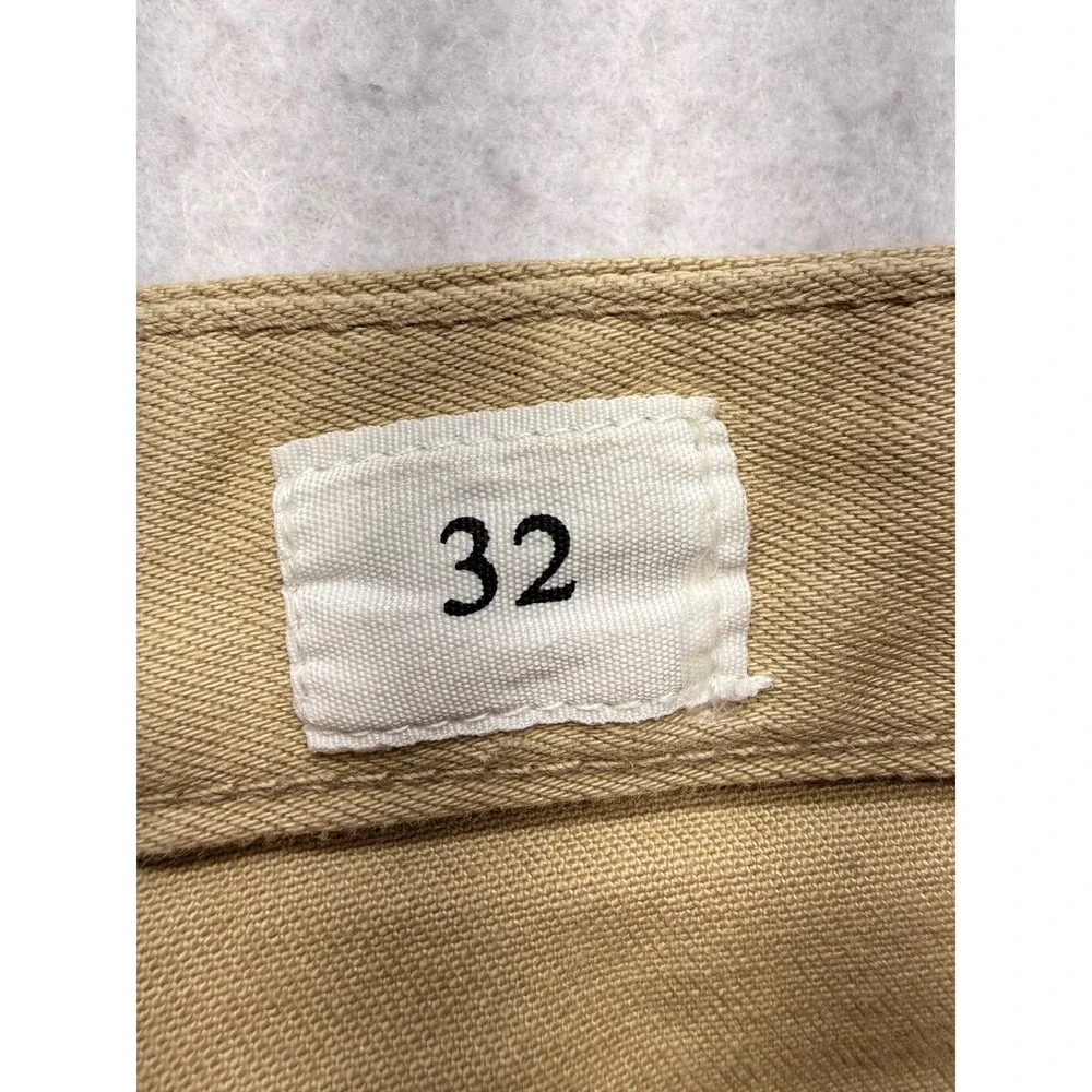 Smoke Rise DNM CO Mens Graffiti Distressed Cargo Shorts Tan Khaki Size 32 SR91